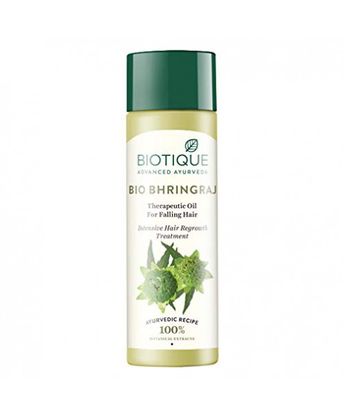 Biotique Bio Bhringraj Therapeutic Hair Oil for Falling Hair, 120ml 